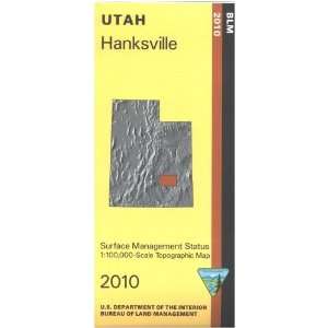  Map Hanksville   Surface Management (9781411328990) BLM 