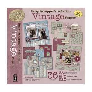  New   Paper Pizazz Papers & Accents   Vintage by Hot Off 