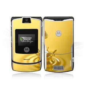   Skins for Motorola RAZR V3i   Gold Crown Design Folie Electronics