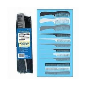  Aristocrat 12 Piece Plastic Comb Set (AR 12) Beauty