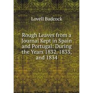   1832, 1833, & 1834 Lovell Benjamin Badcock Lovell  Books