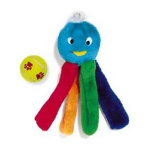  Ethical Plush Tennis Stuffer Octopus 10 Inch Dog Toy Pet 