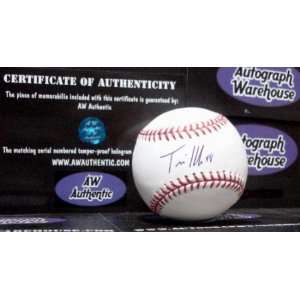  Travis Hafner Autographed Baseball   Autographed Baseballs 