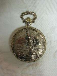Commemorative Limited Edition Liberty and Eagle Backed Pocket Watch