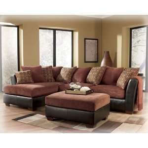    Larson Cinnamon Sectional Living Room Set