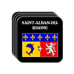 Rhone Alpes   SAINT ALBAN DU RHONE Set of 4 Mini Mousepad Coasters