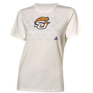NCAA adidas Southern University Jaguars Ladies White Inside The Lines 