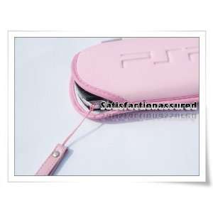  PSP Pink Soft Carrying Case Pouch + Hand Strap  