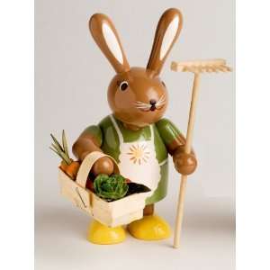  Bunny with Lawn Rake (4.3 inches)