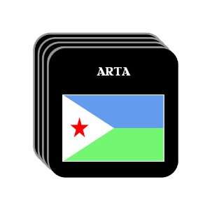  Djibouti   ARTA Set of 4 Mini Mousepad Coasters 