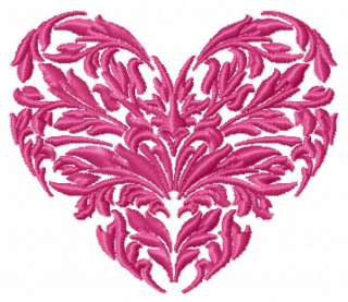 10 Valentine Hearts machine embroidery designs 5x7  