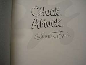 SIGNED 1ST Chuck Amuck by Chuck Jones HBDJ 1989 9780374123482  