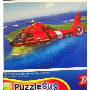  Puzzle Bug Us Coast Guard HH 65 Helicopter 100 Piece Toys 