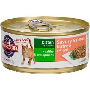  Hills Science Diet Savory Salmon Kitten Entrée Pet 
