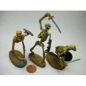  Set of 3 Skeleton Warriors (A, B & C) Furuta Ray Harryhausen 