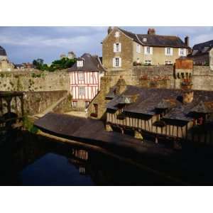 Old Wash Houses or Vieux Lavoirs, Vannes, Brittany, France 