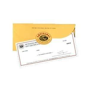 Make Your Own Gift Certificate by Artisanal Premium Cheese