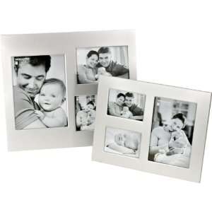  Palermo Series Brushed Aluminum Picture Frame for Offset Photo 