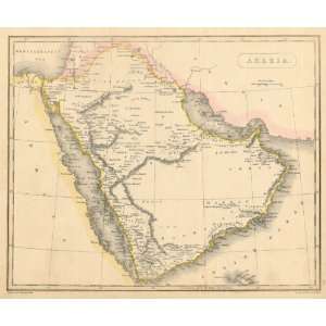  Arrowsmith 1836 Antique Map of Arabia
