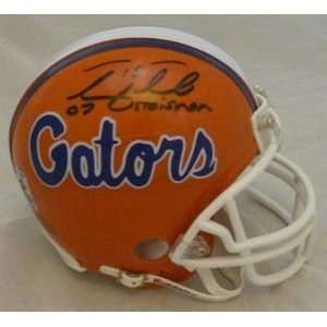   Tebow Autographed Florida Gators Mini W/heisman 07