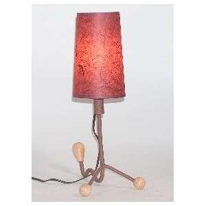  Quirky Iron Table Lamp with Rice Paper Shade
