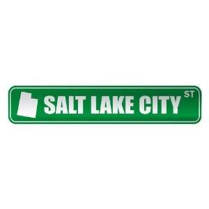   SALT LAKE CITY ST  STREET SIGN USA CITY UTAH