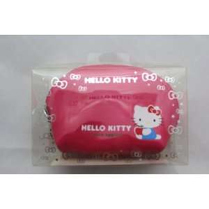    Hello Kitty Vinyl Zipper Coin Money Bag   Pink 