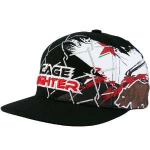  Cage Fighter Urijah Faber Black Side Blast Flex Fit Hat 