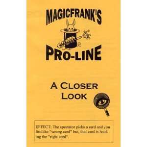 Closer Look by Frank Demasi   Extremely Easy Magic Card Trick 