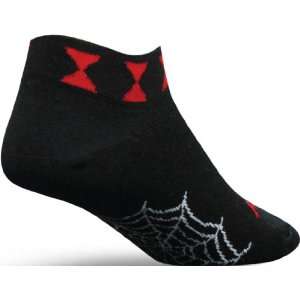  Sockguy Black Widow Women s Socks BLACK/RED/WHITE S/M 