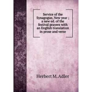   an English translation in prose and verse Herbert M. Adler Books