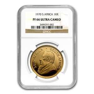   oz Gold South African Krugerrand PF 66 UC NGC
