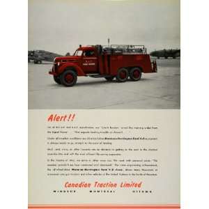  1942 Ad Canadian Traction Ltd Marmon Herrington Ford V 8 