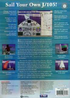 Interactive Sailing PC CD learn basics of boating navigation sailor 