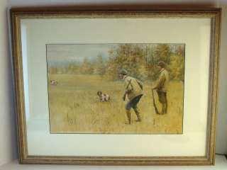1903 A.B. Frost Gun Shy Litho Hunting Print Charles Scribners 