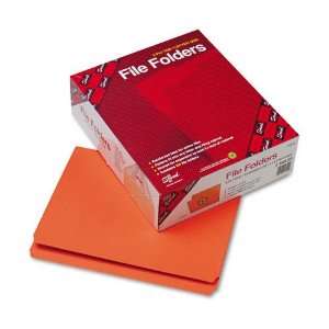 Top Tab, Letter, Orange, 100/Box   Sold As 1 Box   Double ply tabs 
