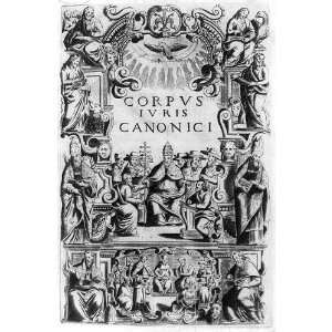  Corpus iuris canonici,Canonic Law,Book,1615,clergy