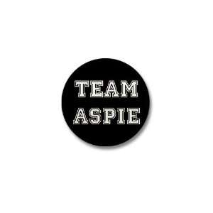  Team Aspie Autism Mini Button by  Patio, Lawn 