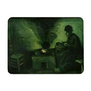 com Peasant Woman by the Hearth, c.1885 (oil on canvas laid on board 