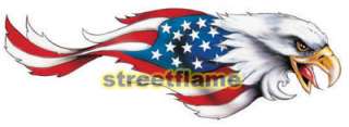 USA EAGLE SET DECALS / STICKERS   MOTORCYCLE CAR TRUCK  