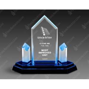  Blue Trident Acrylic Award 