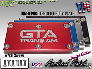 TPI Throttle Body Plate Pontiac Firebird GTA Trans am G  