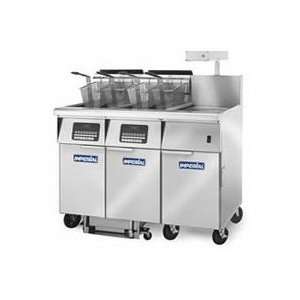   Wide Fryer Draining Cabinet w/Heat Lamp and Casters