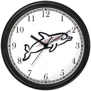  Dolphin or Porpoise Cartoon No.1 Animal Wall Clock by 