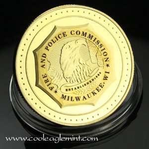  Milwaukee Fire & Police Commission Challenge Coin 