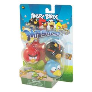Angry Birds Toys   Mashems   3 PACK (Black, Blue & Red Birds)  