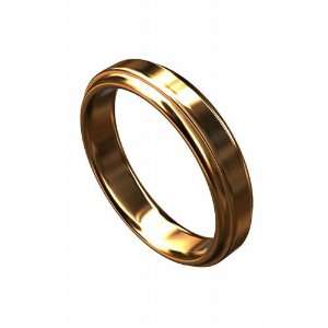    Solid 14K Pink Gold Classic Wedding Band P&P Luxury Jewelry