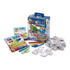   Carioca Maxi Project 35 Piece Coloring Puzzle (Monsters) Toys & Games