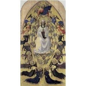  Madonna of The Snow by Masolino da Panicale. Size 16.00 X 