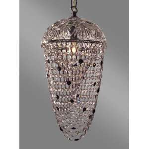 Classic Lighting 8223 CH CPBK Crystalique Plus Clear & Black Prague 